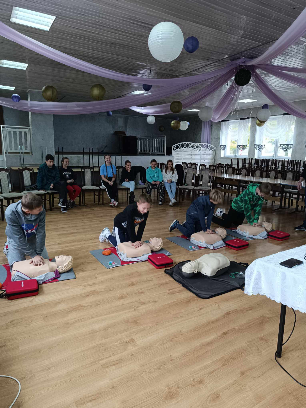 Strażacy  z Kamienia szkolili młodzież