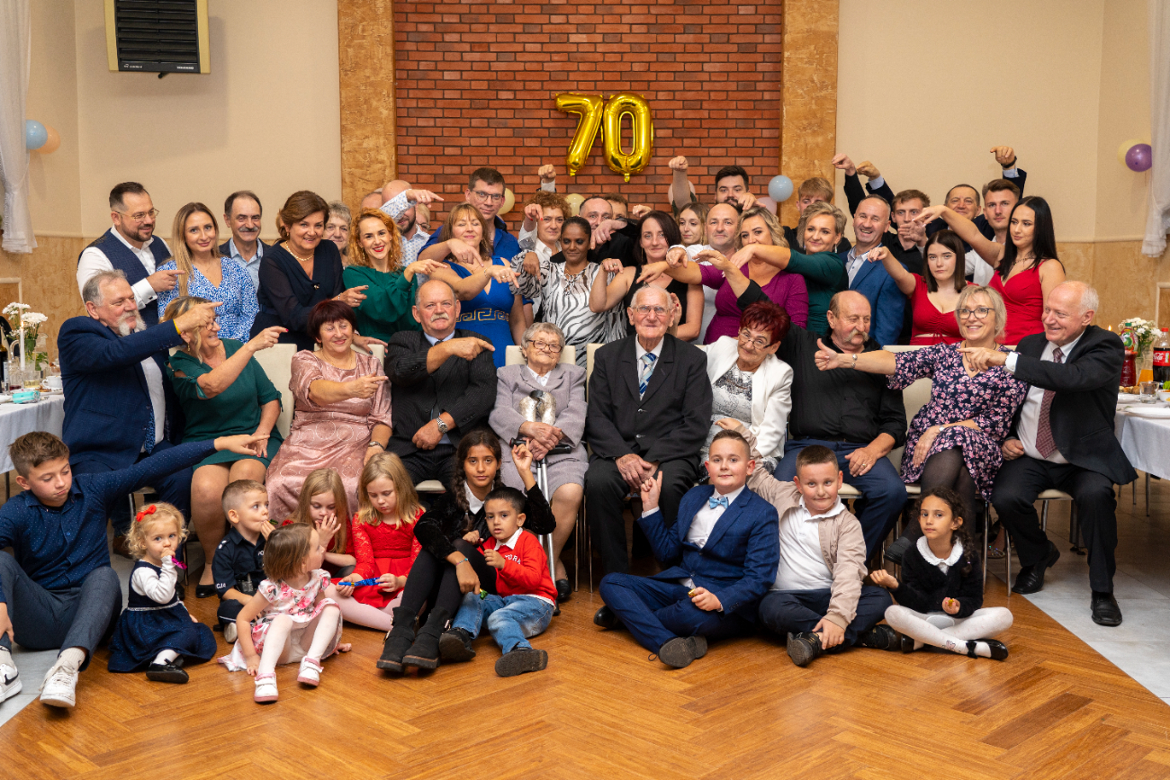 Niezwykły jubileusz. Świętowali 70. rocznicę ślubu