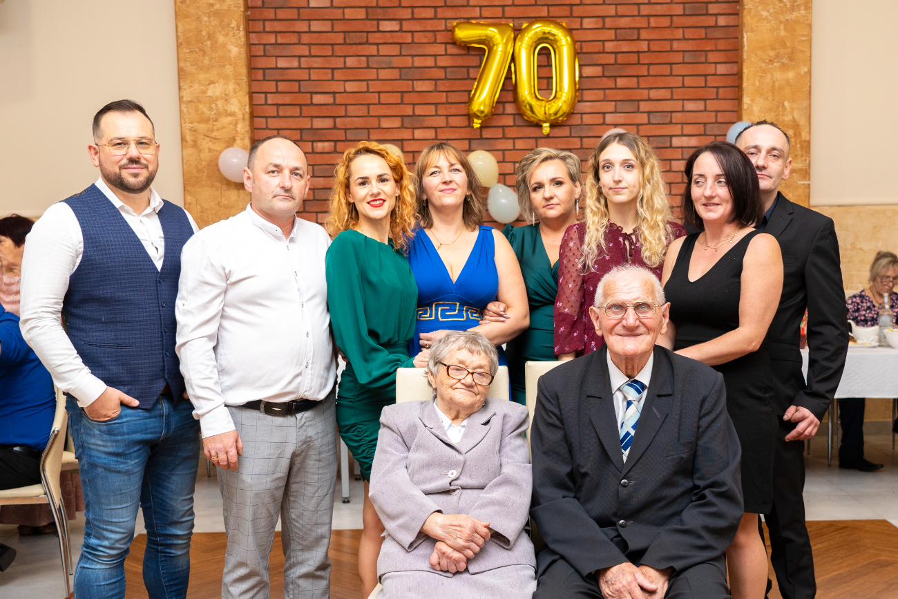 Niezwykły jubileusz. Świętowali 70. rocznicę ślubu