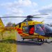 Zderzenie motocykla i osobówki. Wezwano helikopter