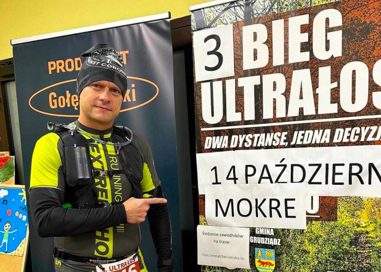 Niezwykły wyczyn słupczanina. Biegł prawie 8 godzin