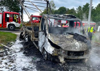 Chwile grozy na drodze