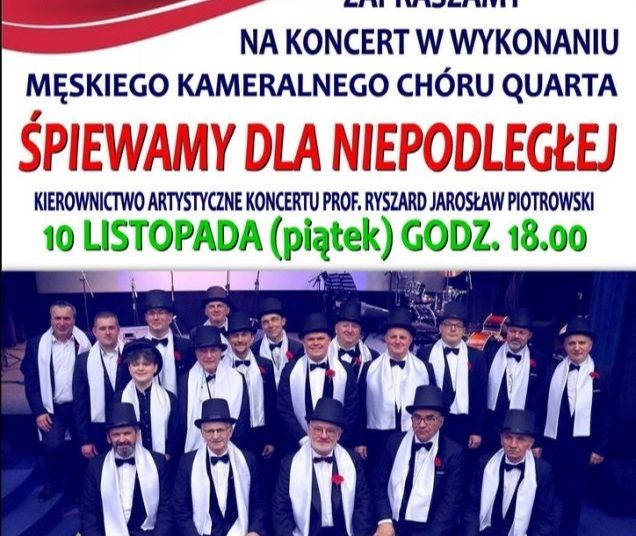 Quarta zaprasza na niepodległościowy koncert