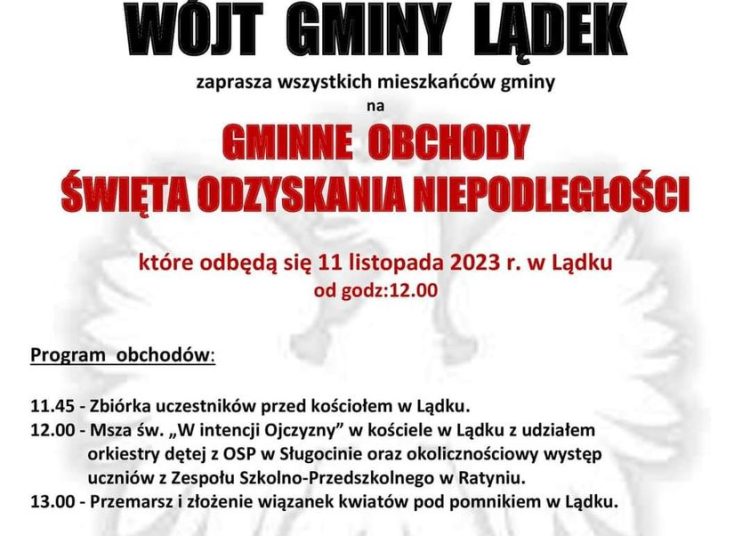 11 listopada w gminie Lądek