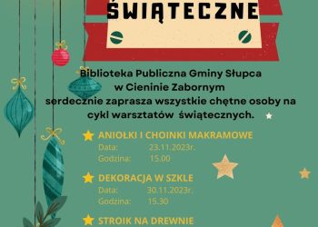 Biblioteka w Cieninie zaprasza