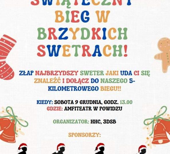 Bieg w brzydkich swetrach