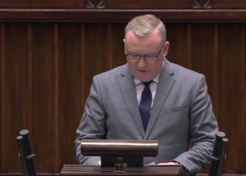 Pyrzyk debiutuje na sejmowej mównicy. Zabrał głos ws. Pegasusa