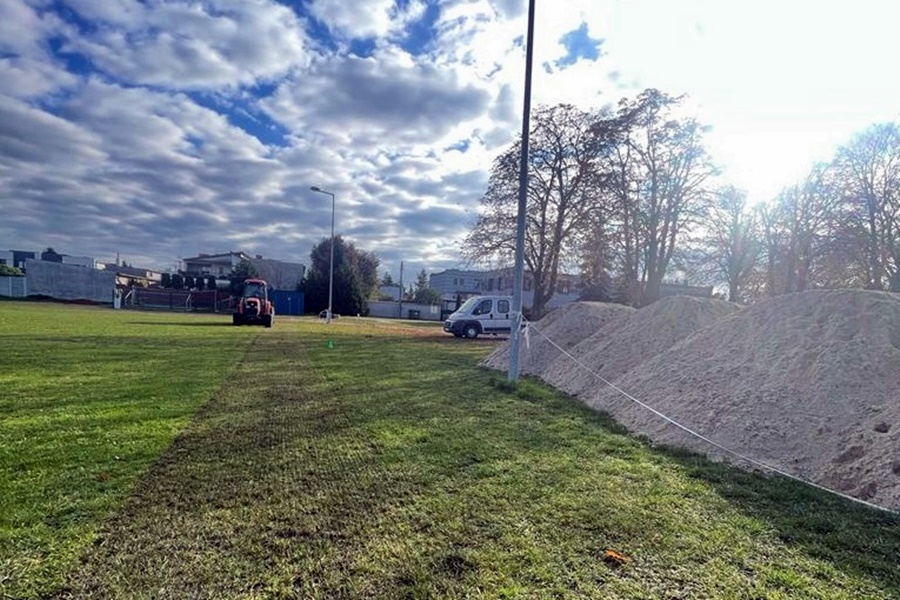 Gminne boisko z systemem nawadniania