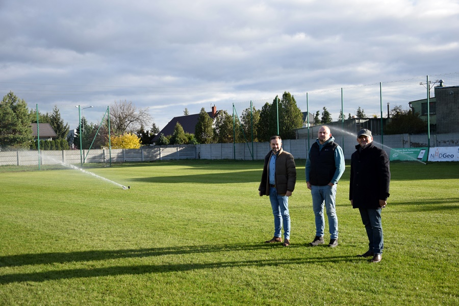 Gminne boisko z systemem nawadniania