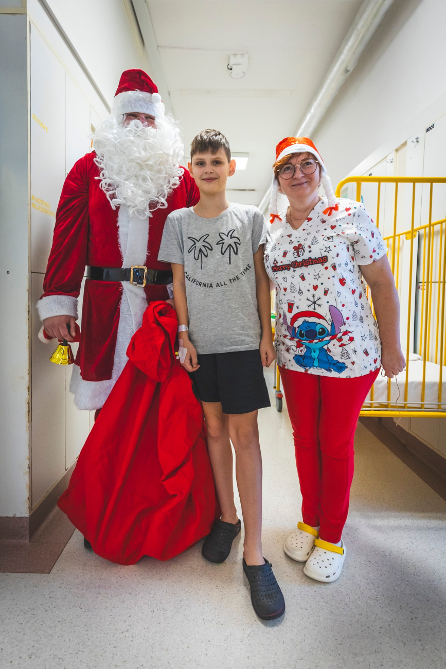 Mikołaj odwiedził słupecki szpital. Zobacz zdjęcia