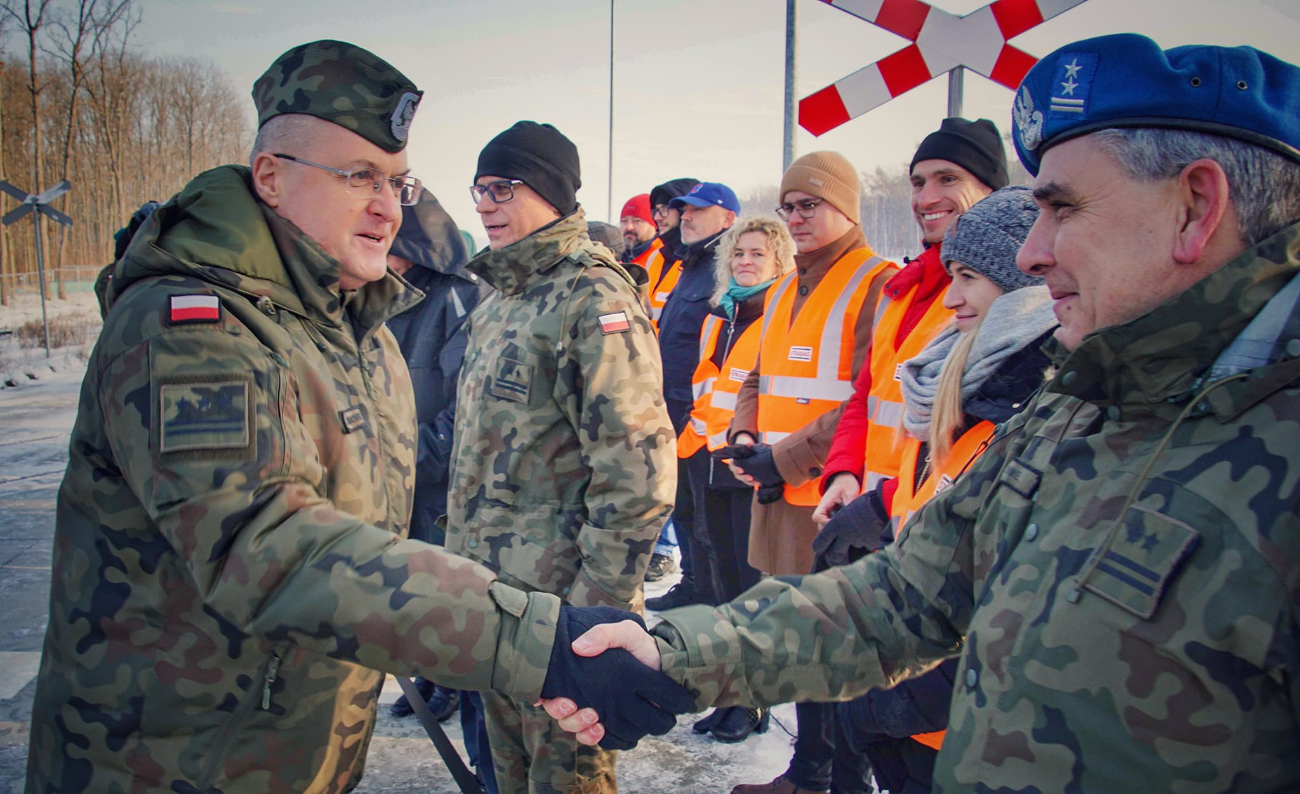 Przebudowali wojskową bocznicę kolejową. Kosztowała ponad 70 milionów