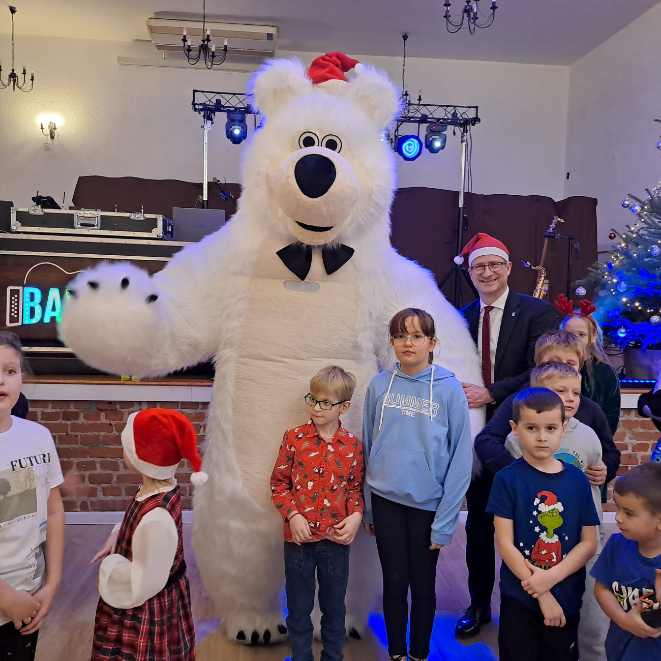 Mikołaj z GOK-iem w Lądku