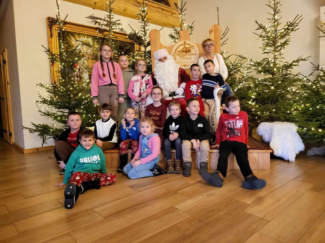 I klasa z Cienina K. w wiosce św. Mikołaja