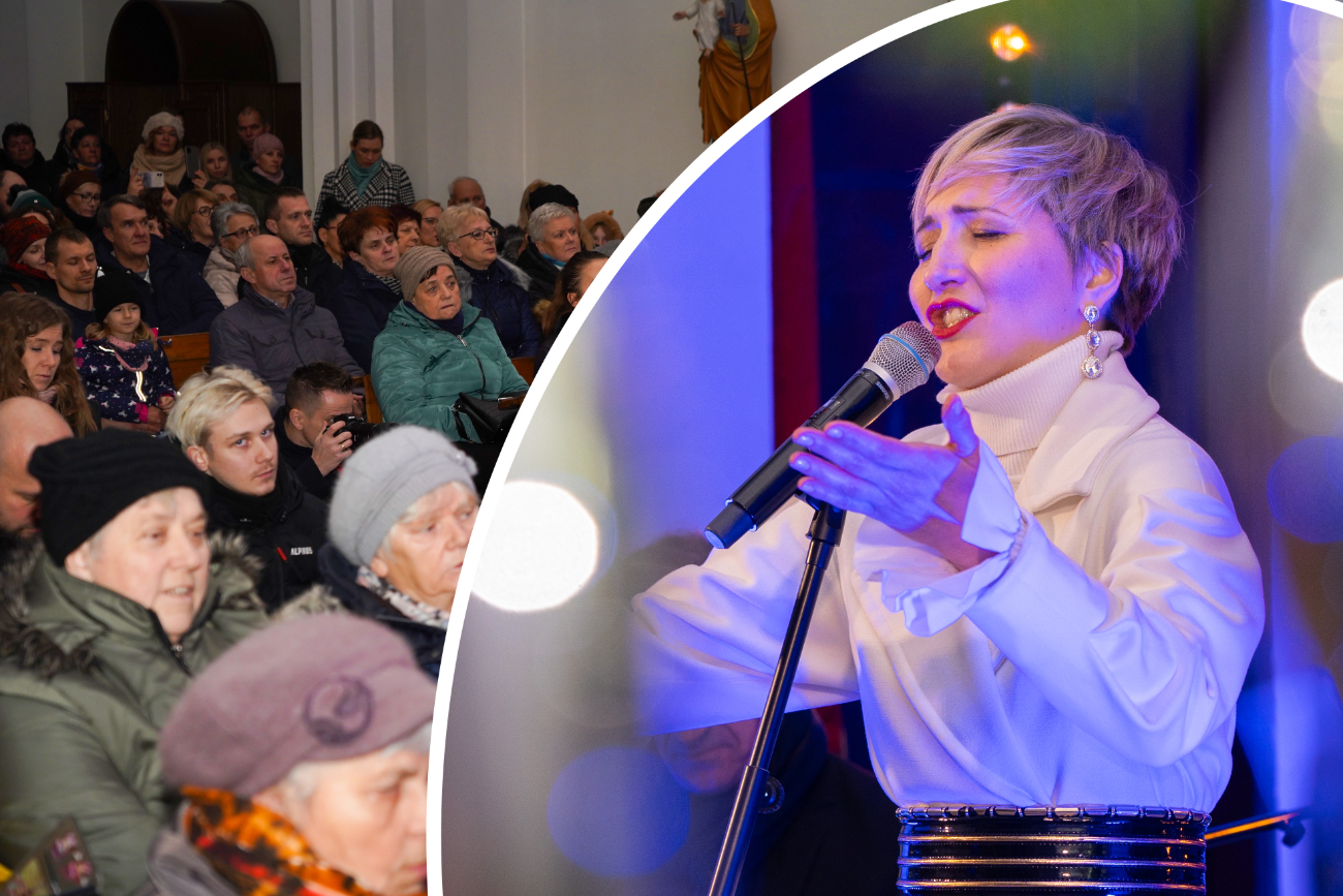 Kościół pękał w szwach. Śpiewali z Magdą Steczkowską