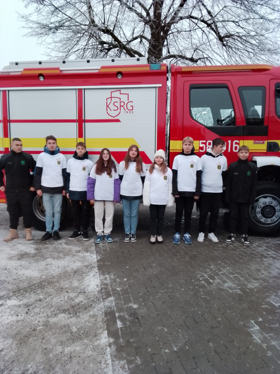 Poświęcenie auta w OSP w Wilcznej