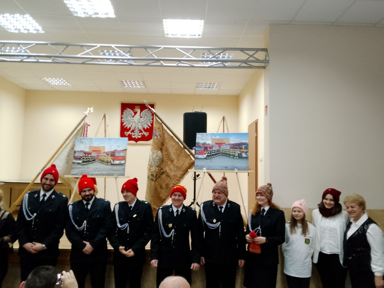 Poświęcenie auta w OSP w Wilcznej