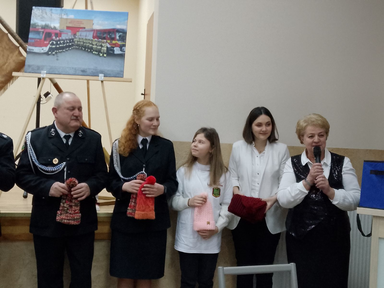 Poświęcenie auta w OSP w Wilcznej