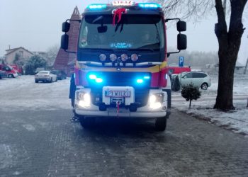 Poświęcenie auta w OSP w Wilcznej