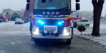 Poświęcenie auta w OSP w Wilcznej