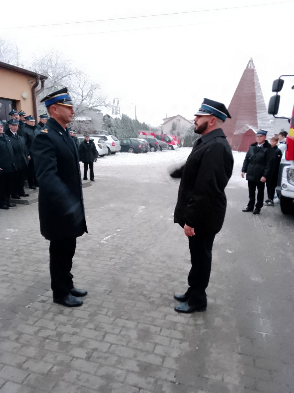 Poświęcenie auta w OSP w Wilcznej
