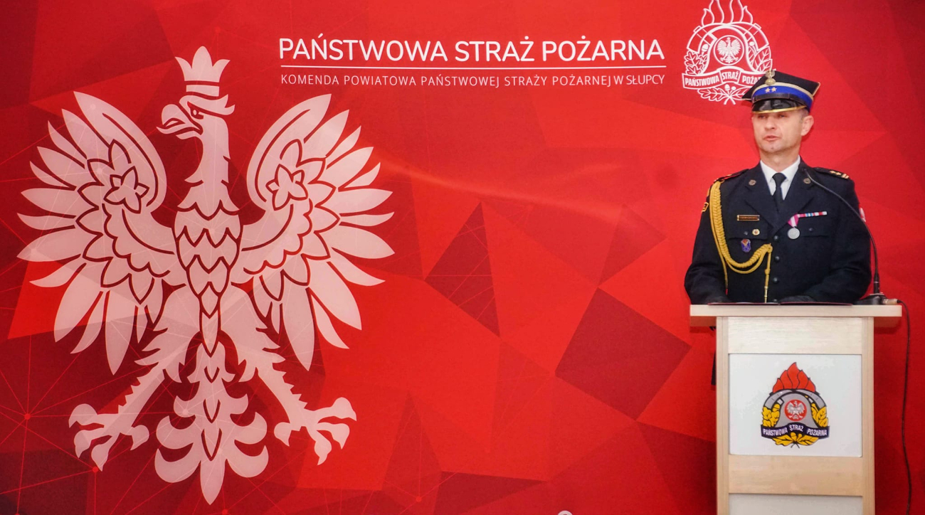 Komendant pożegnał się z mundurem