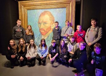 Cienin Zaborny na wystawie malarstwa