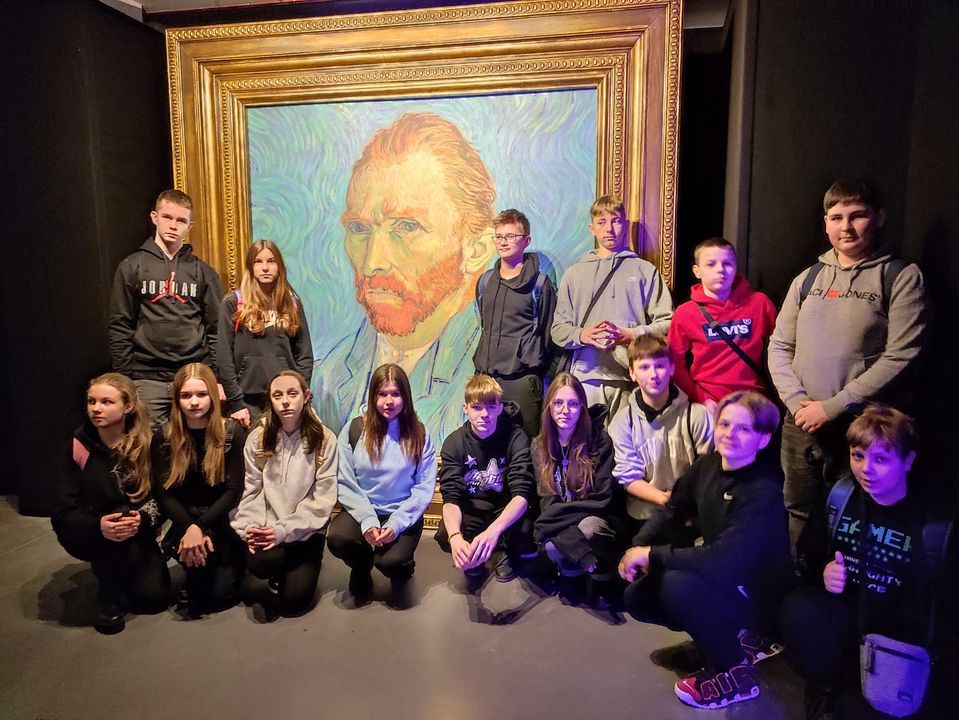 Cienin Zaborny na wystawie malarstwa