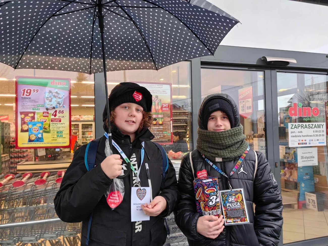 W Lądku kwestują dla WOŚP