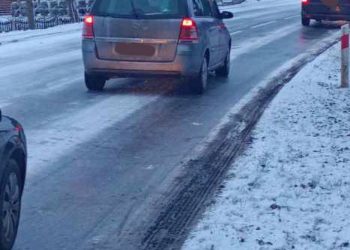 Na tym odcinku są fatalne warunki. Starosta ostrzega