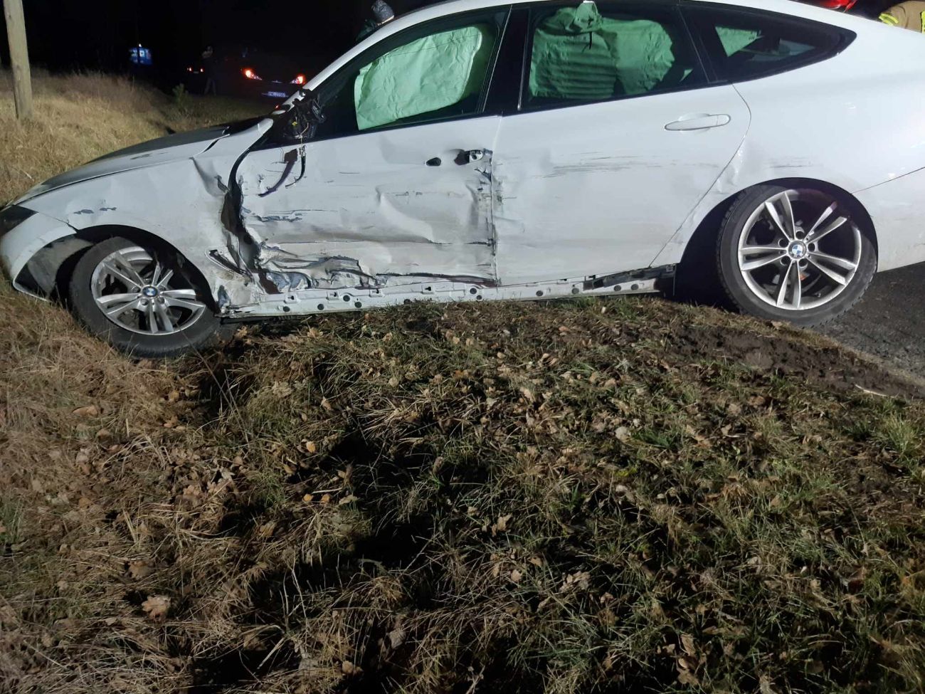 Dwa auta zderzyły się w gminie Zagórów