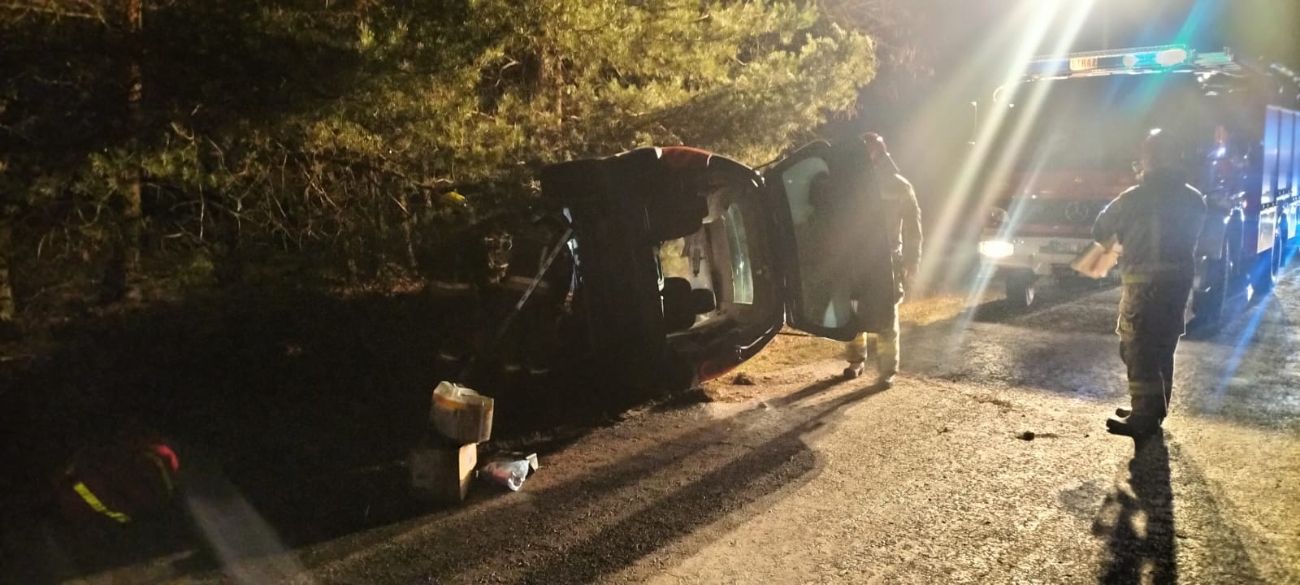 Dwa auta zderzyły się w gminie Zagórów