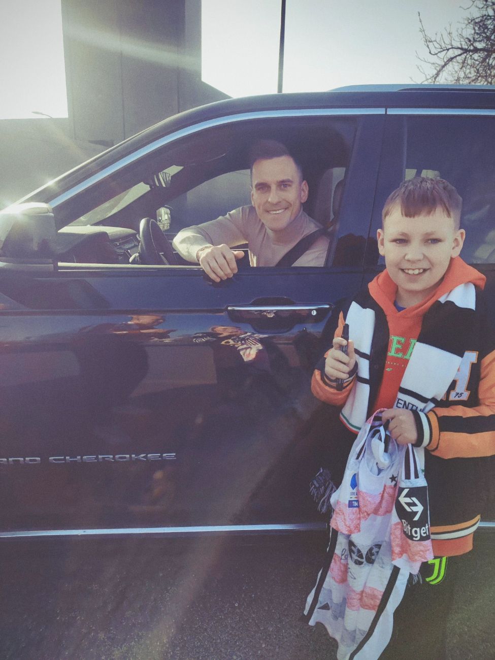 Wojtek Szczęsny zaprosił ich na mecz Juventusu