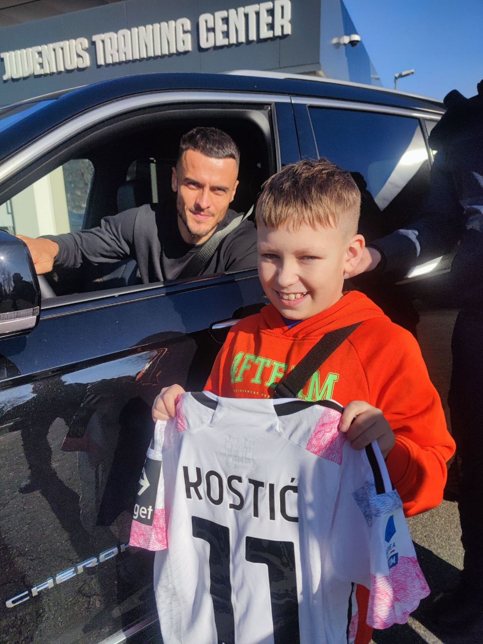 Wojtek Szczęsny zaprosił ich na mecz Juventusu