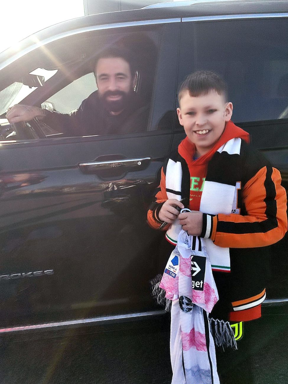 Wojtek Szczęsny zaprosił ich na mecz Juventusu