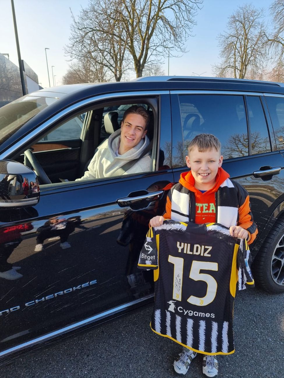 Wojtek Szczęsny zaprosił ich na mecz Juventusu