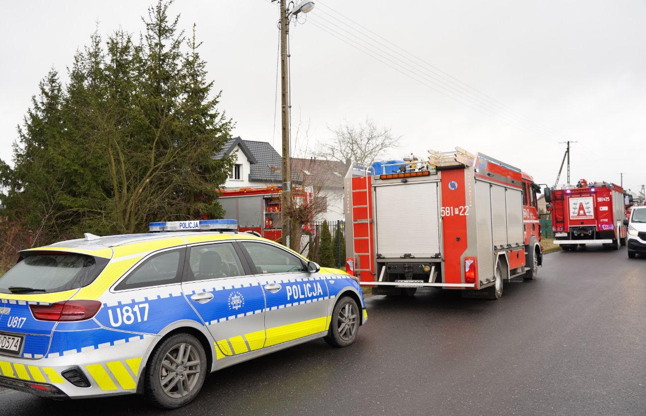 Pożar w Gostuniu. Paliło się w domu