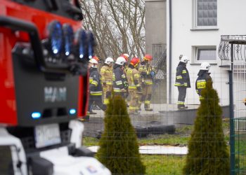 Pożar w Gostuniu. Paliło się w domu