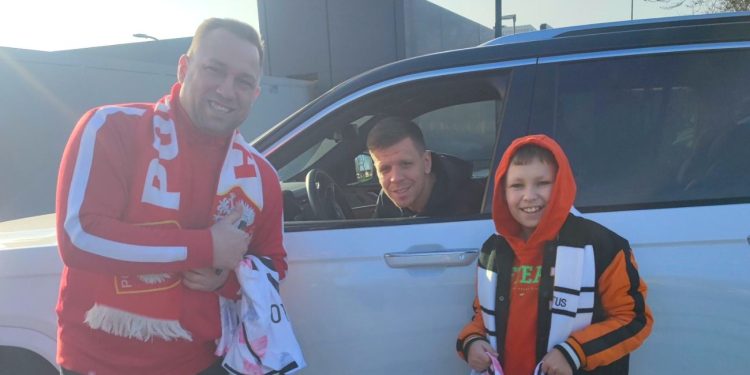 Wojtek Szczęsny zaprosił ich na mecz Juventusu