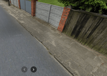 Zagórowskie Szubianki z nowym chodnikiem