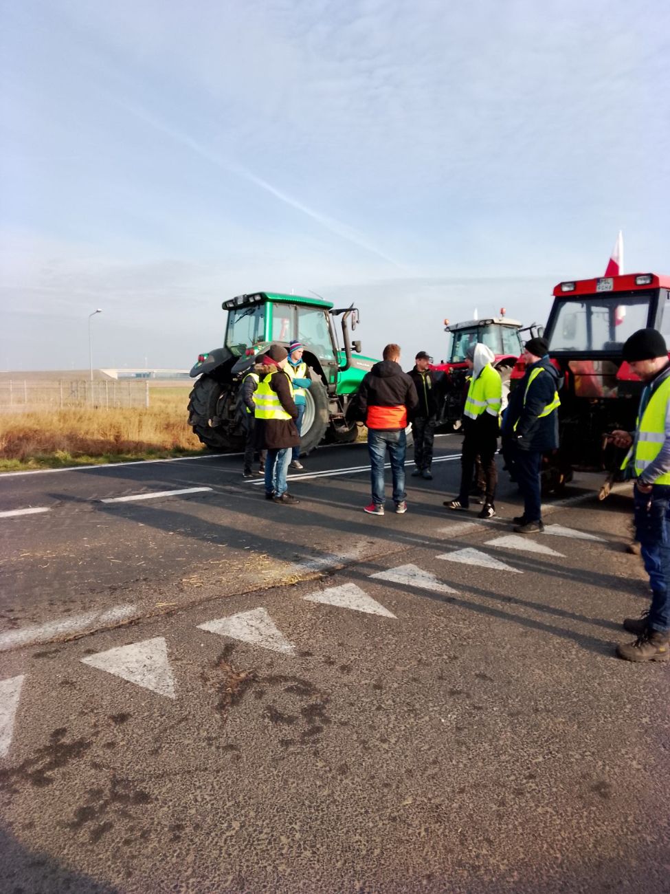 Rolnicy z Powiatu Słupeckiego protestują