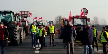 Rolnicy z Powiatu Słupeckiego protestują
