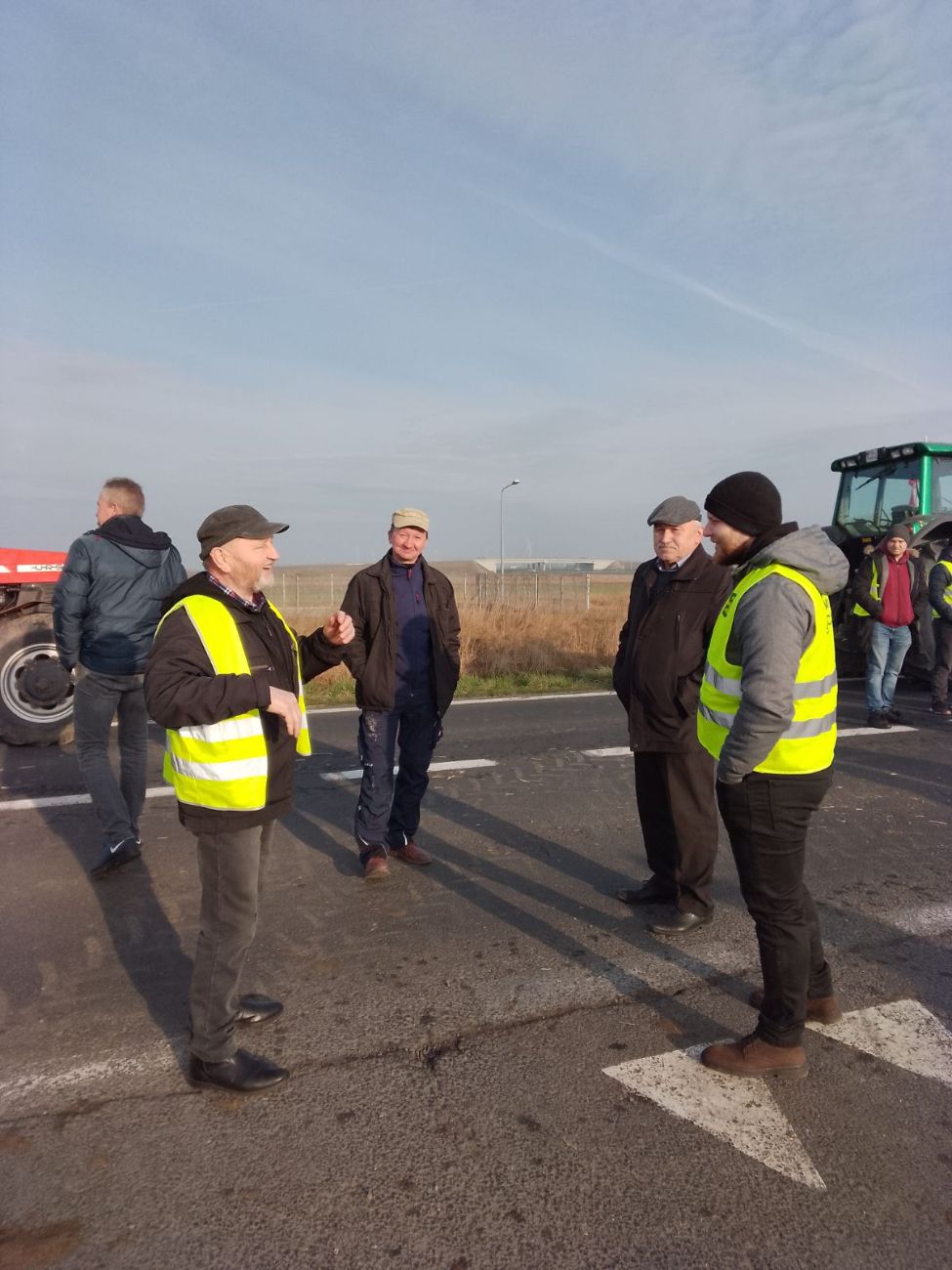 Rolnicy z Powiatu Słupeckiego protestują