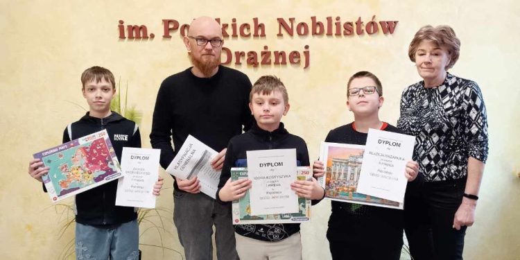 Pięciobój geograficzny w Drążnej