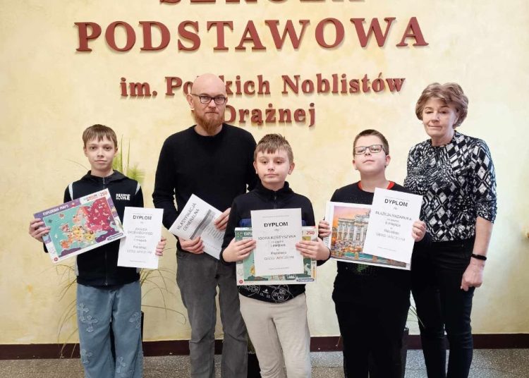 Pięciobój geograficzny w Drążnej