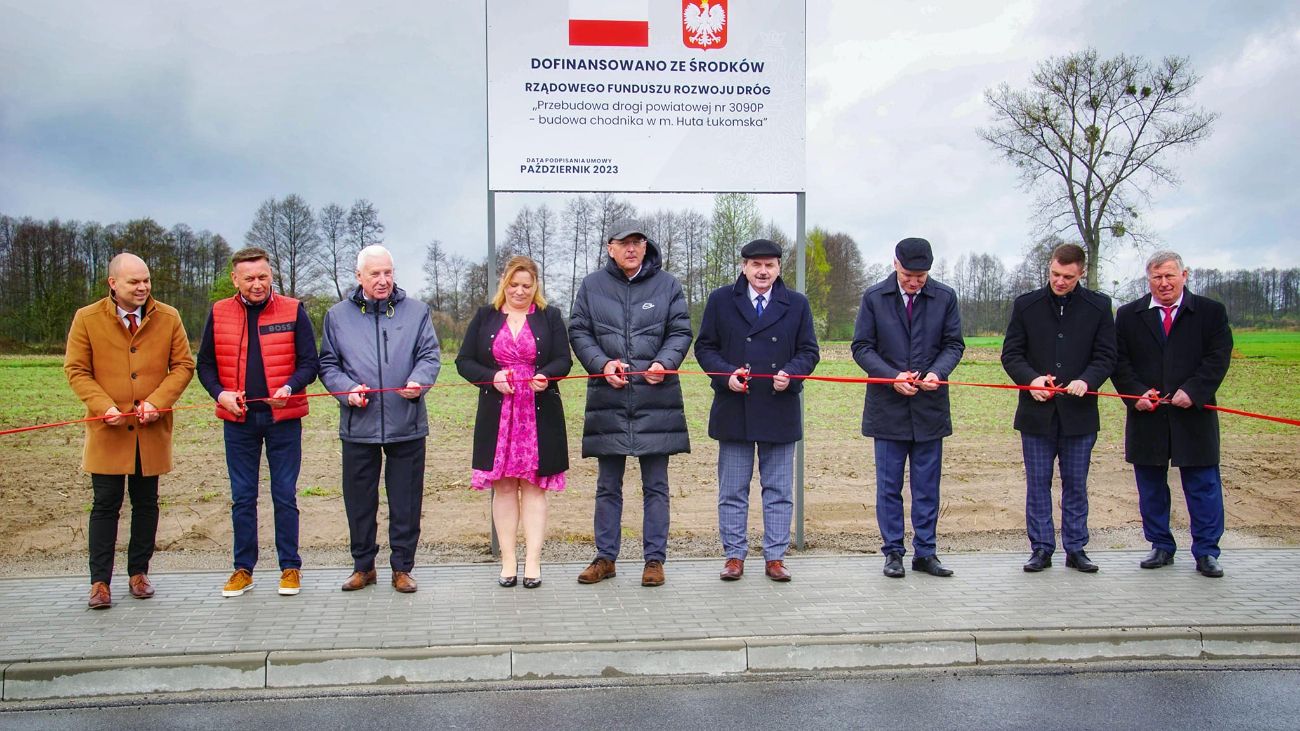 Chodnik oddany do użytku
