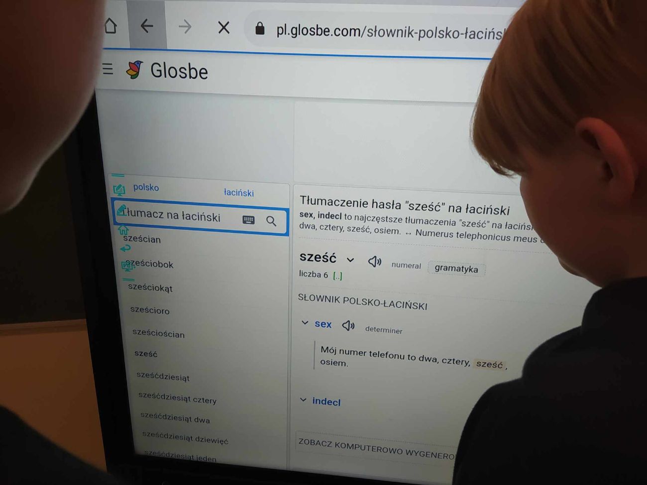 W Koszutach o języku łacińskim