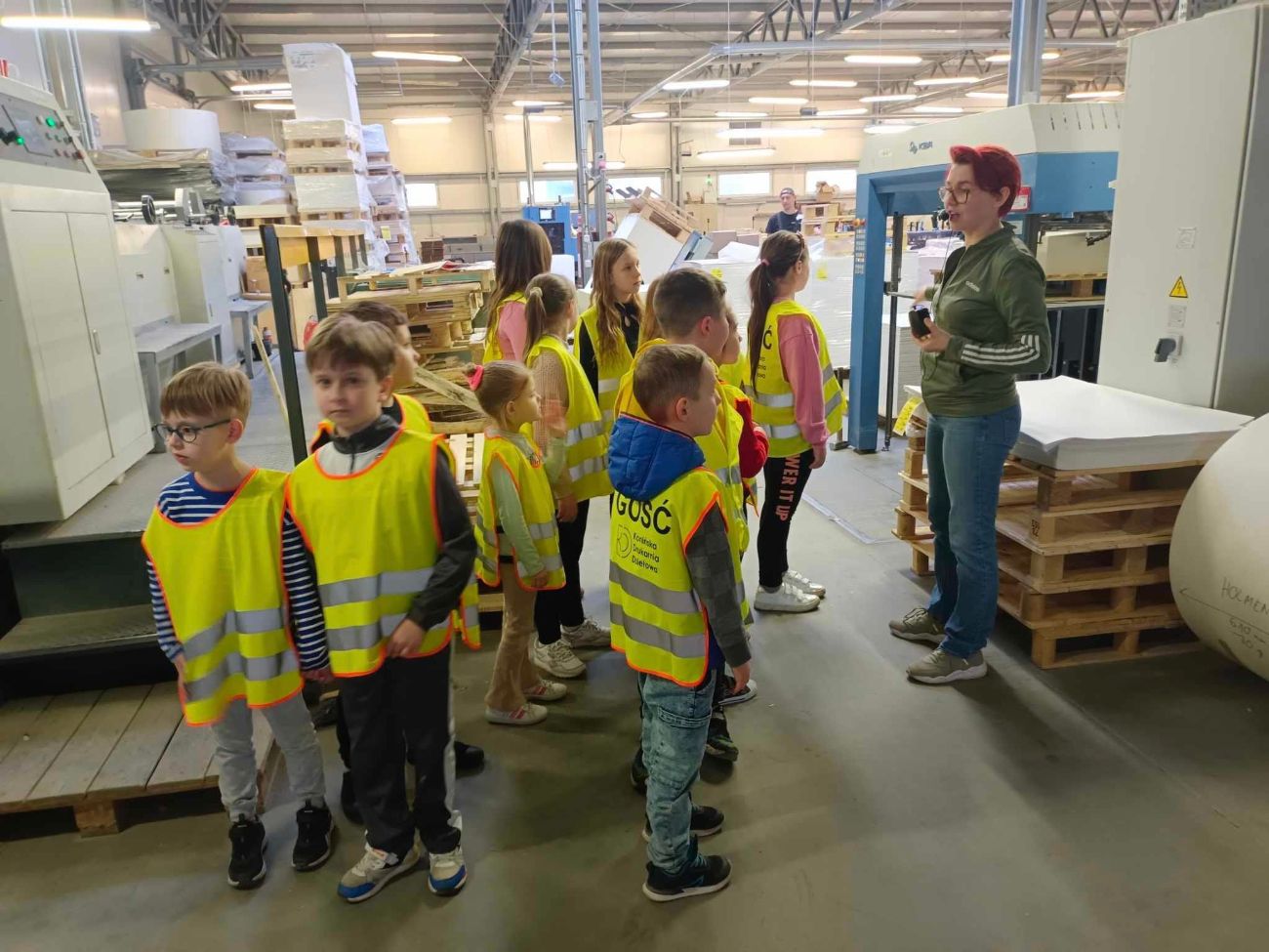 Kotunia  – wycieczka do drukarni