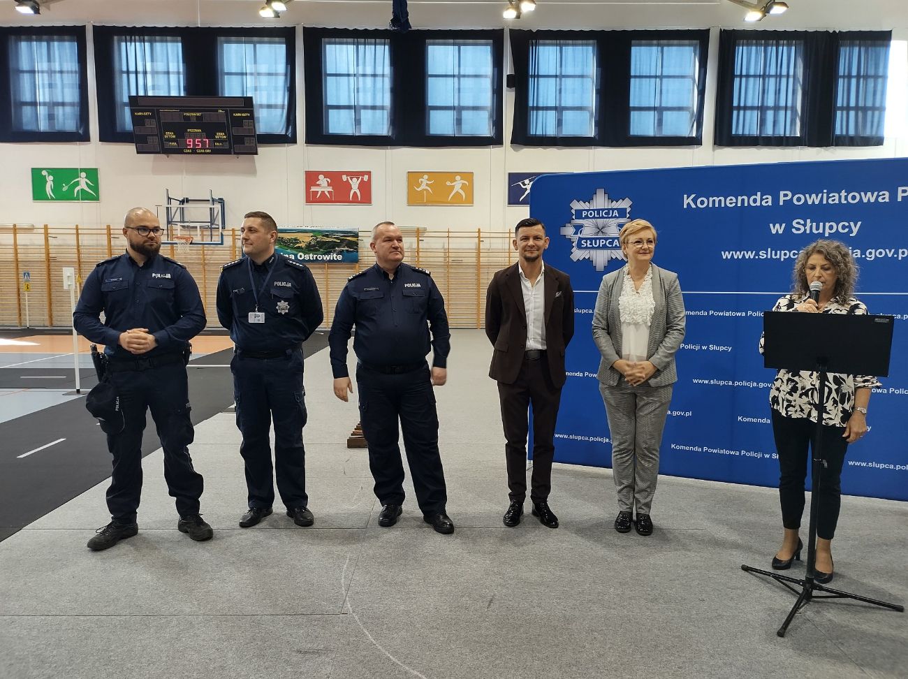 Hala zmieniła się w tor rowerowy