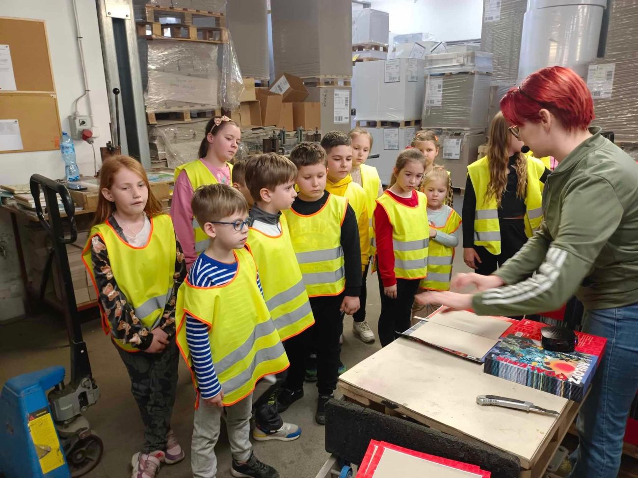 Kotunia  – wycieczka do drukarni