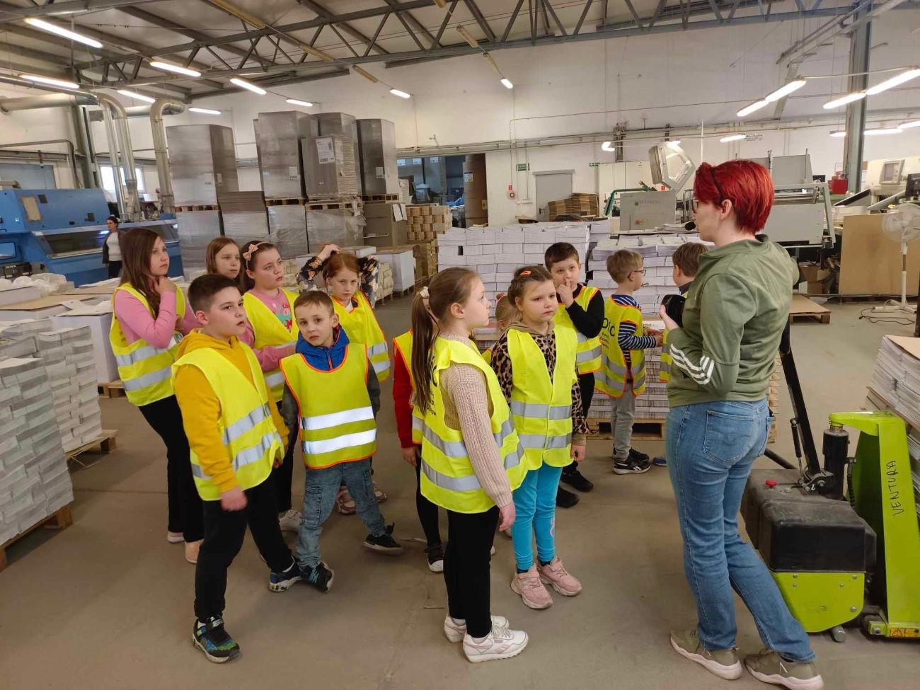 Kotunia  – wycieczka do drukarni